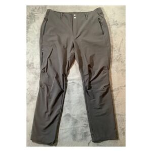 REI Co-op Men's XL Gray Technical Hiking Pants Stretch Articulated‎ Softshell